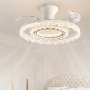Contemporary Metal Ceiling Light & Foldable fan SAN C0356